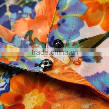 L044 Romper Women Playsuit 2016 Hot Sexy Floral Printed Sleeve Playsuit Wholesale photo-5