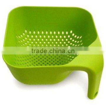 Food Grade Household Silicone Colander with a Perforated Sink