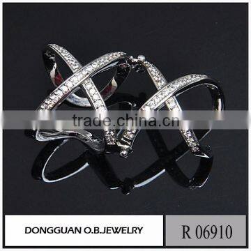 Fashion New Model Silver Ring Wedding Ladies Gold Finger Ring photo-4