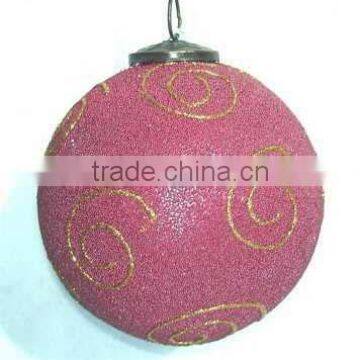 Christmas Glass Hanging Decoration Ornaments