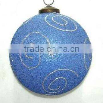 Christmas Glass Hanging Decoration Ornaments