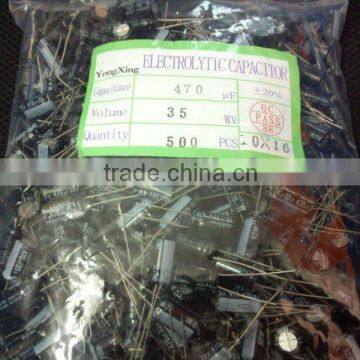 470uf 35V Aluminum Electrolytic Capacitor/ Electrolytic Capacitor