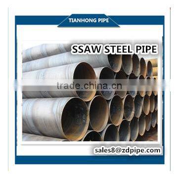 API 5L Q235B SSAW/Submerged Arc Welded Mild Steel Pipe for pilling,oil,water transmission