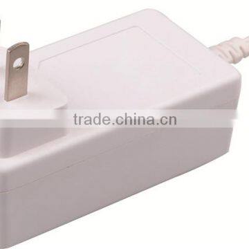 ac dc switch power adaptor exchangeable plug in 12v 1.6a power adapter