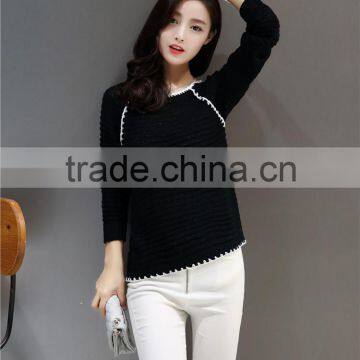 Round Neck New Fashion 3D Printing Sweater