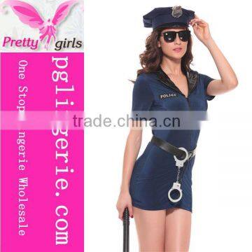 Hot Sales Black Sexy Women Costume Sexy Police Woman Costumes for Girls photo-5