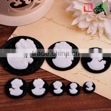 Oval Shape Wholesale Custom Plastic Resin Cameos photo-2