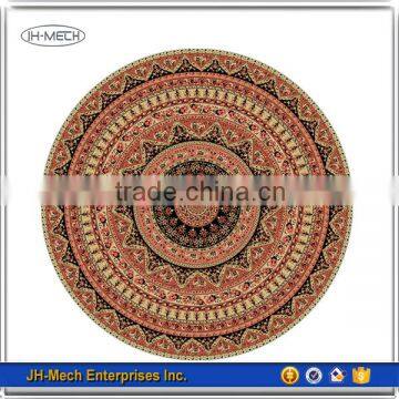 100% terry Cotton Fabric Wholesale Round Beach Picnic Mat