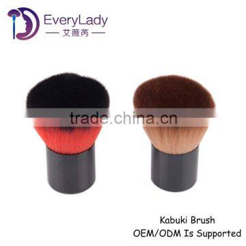 Colorful makeup brush set oem kabuki powder brush