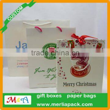 Pack of 12 Wholesale Christmas Gift Bags Packaging Xmas Bags
