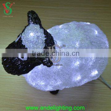 3D Motif Sheep Sculpture Light Christmas Amustment Park Decoration