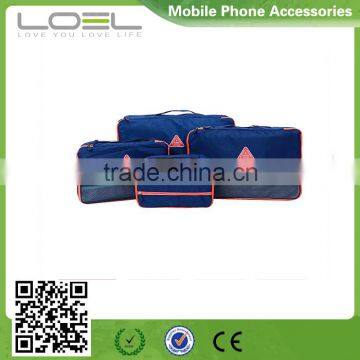 2016 hot selling travel bags 4 pieces one set traveling buggy bags