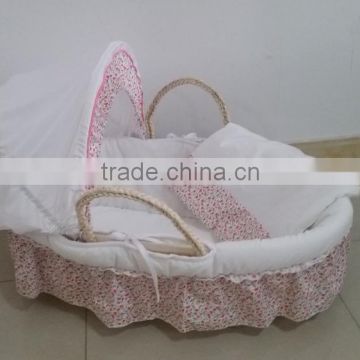 Luxury Countryside Moses basket fabric covering