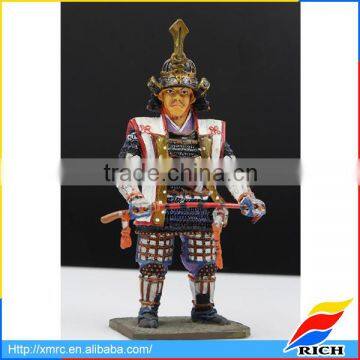 wholesale custom made samurai Japanese toy soldier statue gifts