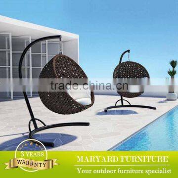 outdoor rattan round hammock