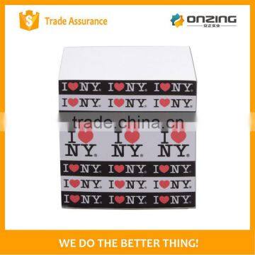 3 by 3 inch good quality paper cube memo block with printing