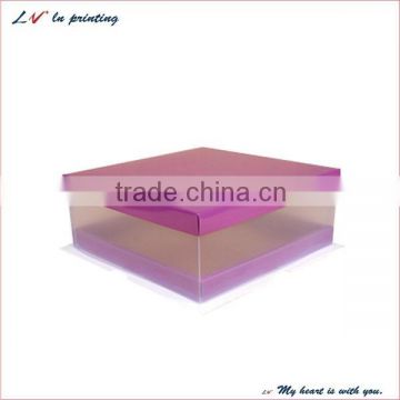 Clear pvc box, pvc packaging box