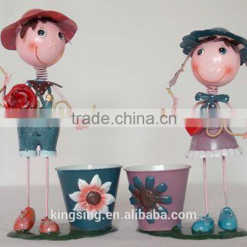 Wholesale Newest Iron Dolls Metal Craft & Gift of Couple HK 196