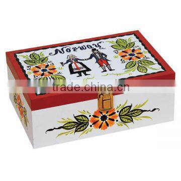 china factory FSC&BSCI drawing painting wooden jewelry storage crafts nest boxes for christmas decoration