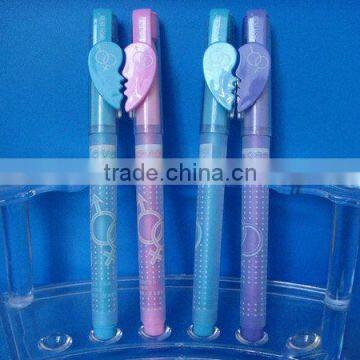 Promotional Plastic broken heart lovers Pen