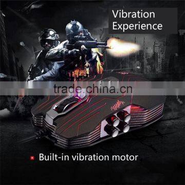 LUOM G5 3200DPI LED Optical 9D USB Vibration for Wired Gaming Mouse