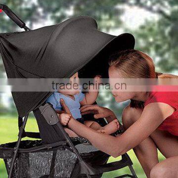 Sozzy stroller rag shade, sun and rain protective stroller shade