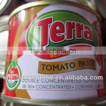 28-30% concentrated tomato paste 210gx48tins