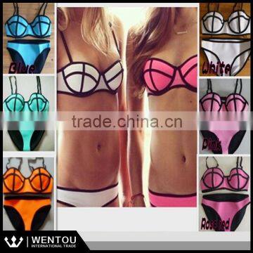 Wholesale Trendy Sexy Neoprene Bikini photo-6