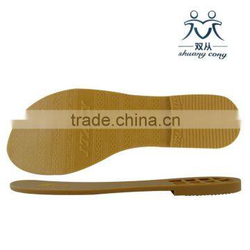 Rubber Sole PVC Outsole for Asia India