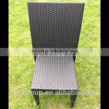 High back poly rattan garden furniture