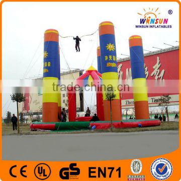 Inflatable bungee trampolines,bungee jumping games