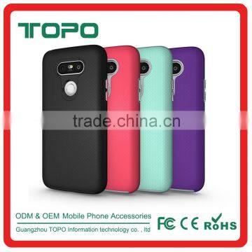 Korea Design Hybrid Plastic Silicone Material Wholesale Mobile Accessories Hard PC Cushioning Shockproof Shell Case for LG G4 G5 photo-2