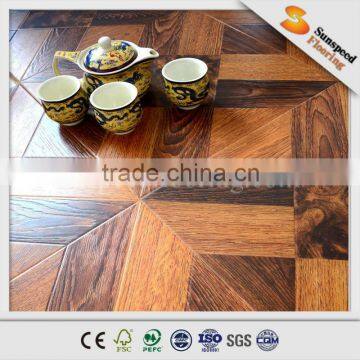 walnut 12mm laminate parquet flooring