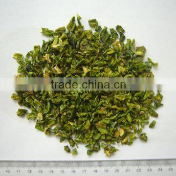 dehydrated green bell pepper 3x3 6x6 9x9mm