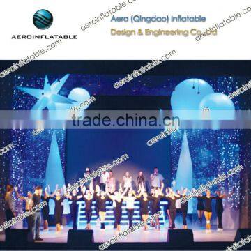 Inflatable stage decoration for events