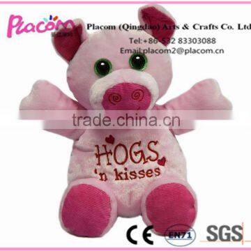 Best selling Customize Cute Fashion Cheap Valentine's gifts and Holiday gifts Kid toys Wholesale plush toyPink Pig