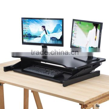 Sit standing height adjustable desk