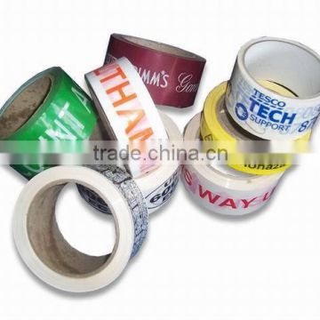 printed bopp packing tape with logo used for packing and decorating