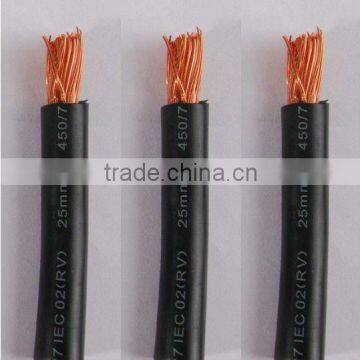 welding machine Cable Flexible welding cable H07RN-F,electric cable wire ,PVC Sheathed Welding Fleixble Cable