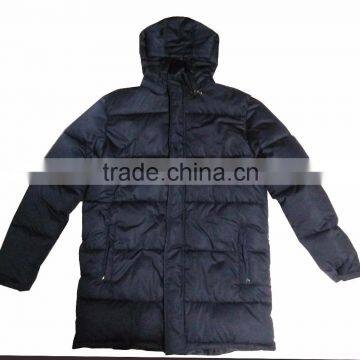 Winter fashion cotton-padded men detachable hood long coats warm coat