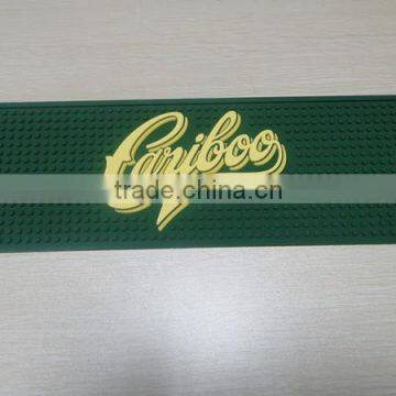 Eco-Friendly Soft Silicone PVC Logo Bar Rail Mats photo-3