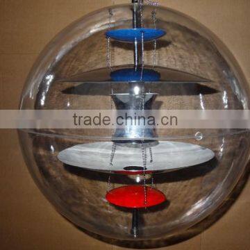 Factory Wrought Premium Verner Panton Pendant Lamp Modern Globe Glass Hanging Lamp