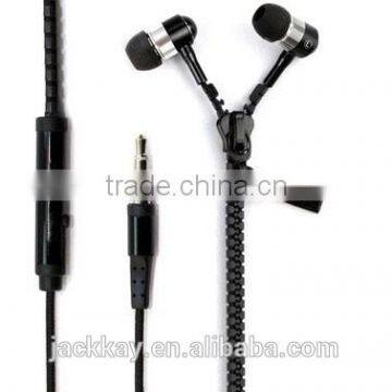 SNHALSAR Free Samples Mobile Sport Earphone, Zipper Metal Earphones photo-4