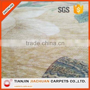 floral hotel chenille yarn printed carpet