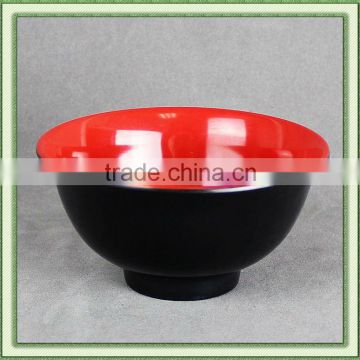 small round melamine bowl