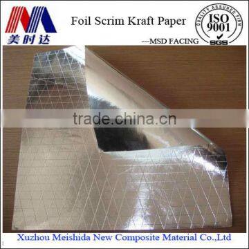 Double Side insulation Aluminium foil diamond scrim kraft roof sarking