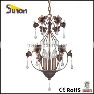 3 light SD0973/3A festival Iron wrought girl's room decorative chandelier