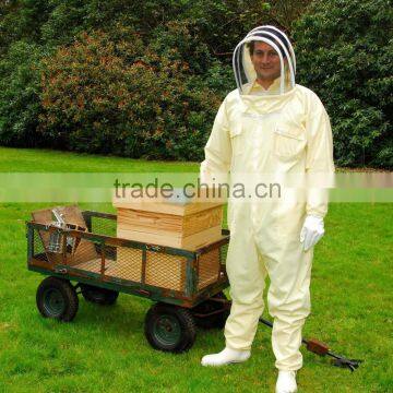 High Quality Beekeeping Suit, Suit for Beekeepers With Fancy Veil, Honey Color Beekeeping Suit