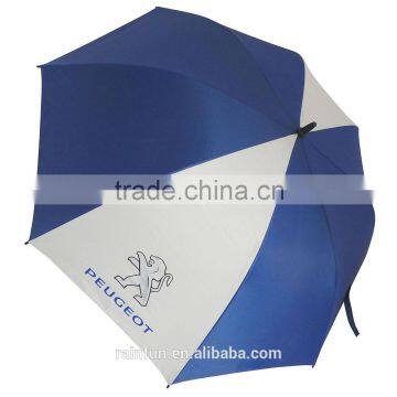 Customized design UV protection golf umbrella with printing pattern