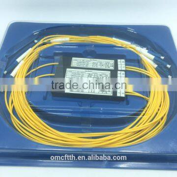 LC SM connector 1*2 FBT splitter with 2.0 mm